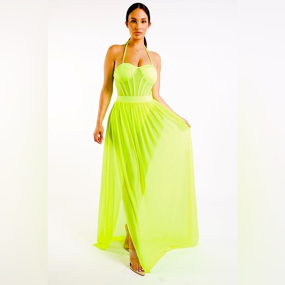 She Select Stylez Dresses Under The Sea Bodysuit Maxi Skirt Set